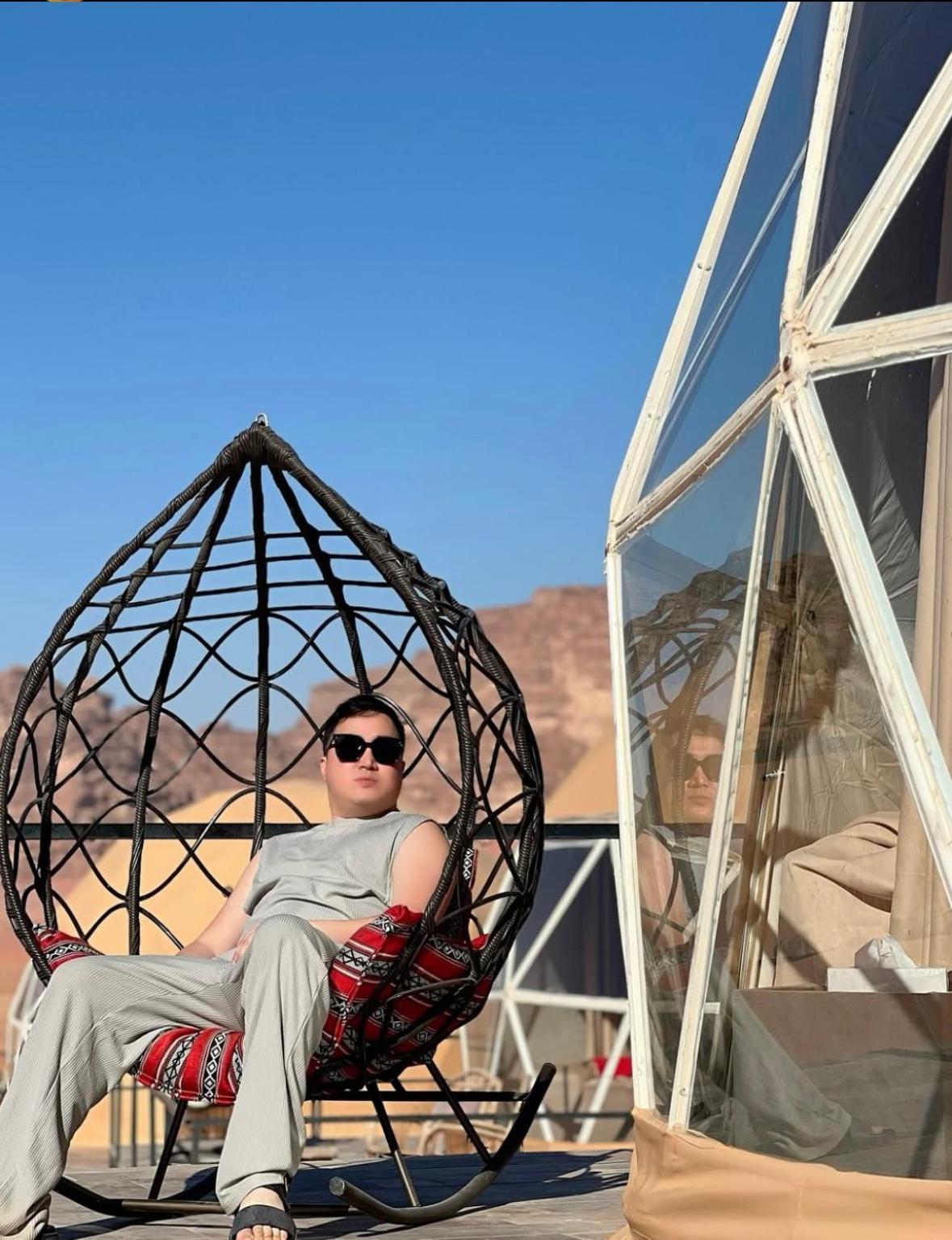 Rum Warm Bubble Camp Rum vádi Kültér fotó